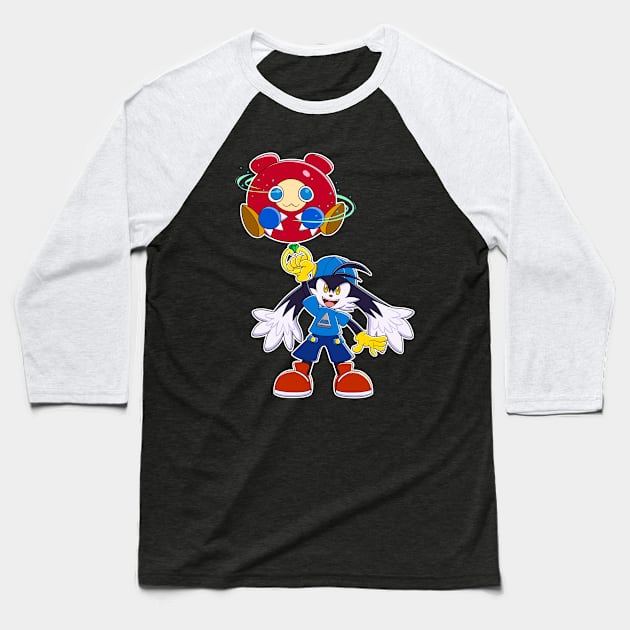 Klonoa and Moo Baseball T-Shirt by Riotai